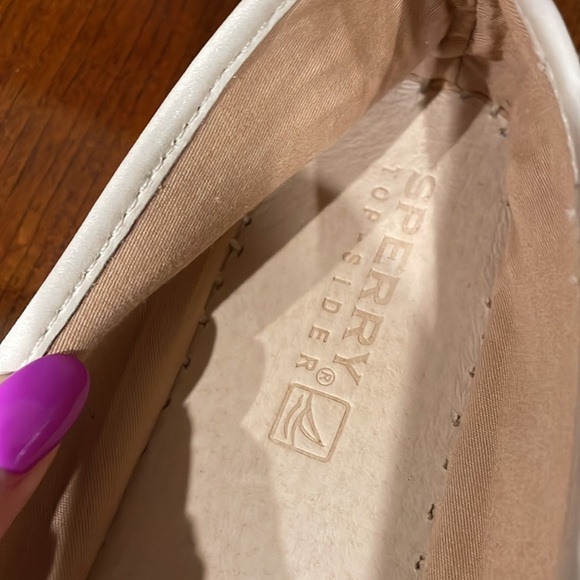 NWOT SPERRY women’s Top slide CoCo metallic gold flat espadrille / leather 10 - Picture 3 of 14